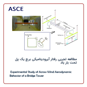 Experimental Study of Across-Wind Aerodynamic Behavior of a Bridge Tower